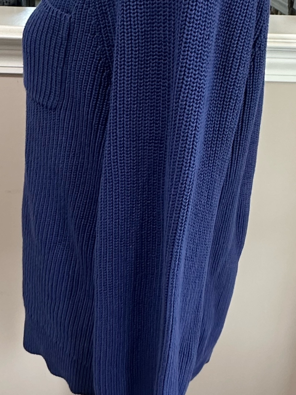 Talbots Women’s Indigo Blue Crewneck Pullover Sweater - Size Large - Picture 8 of 9